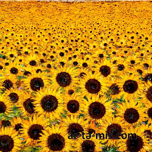 Sea of Sunflowers - Chic on the Cheap