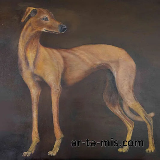 Greyhound (36in H x 49in W)