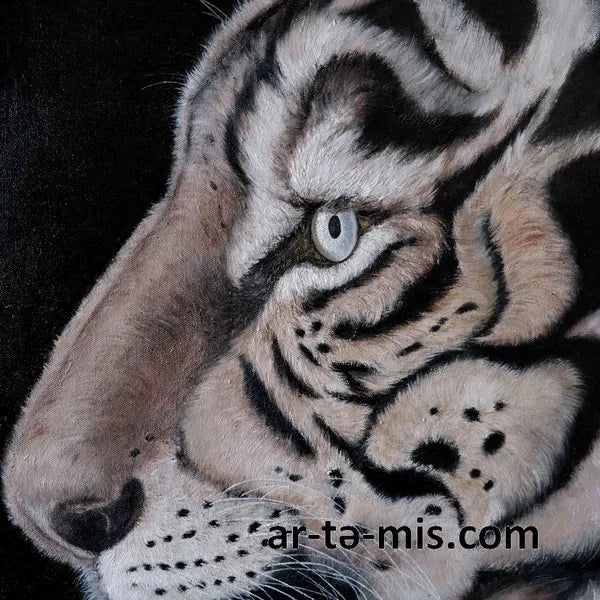 Portrait of a Tiger (34in H x 36in W)
