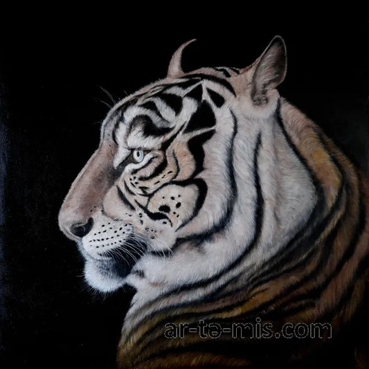 Portrait of a Tiger (34in H x 36in W)