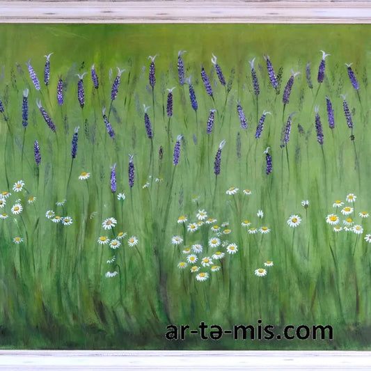 Lavender Field (24in H x 48in W)