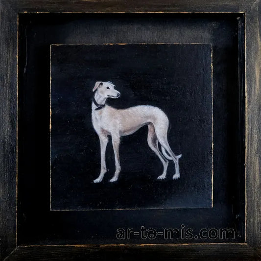 Grayhound (5in H x 5in W)