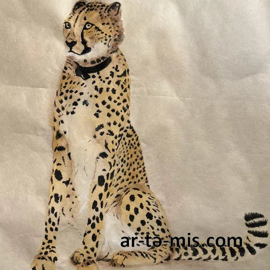 Pet Cheetah (8in H x 8in W)