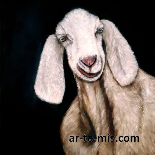 Mona Lisa Goat (28in H x 22in W)