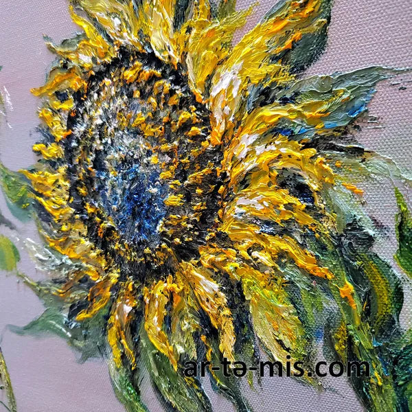 Two Sunflowers (20in H x 16in W)