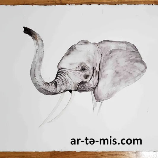 Elephant (22.5in H x 30in W)
