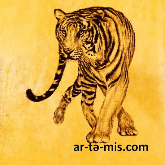 Golden Tiger (20in H x 15in W)