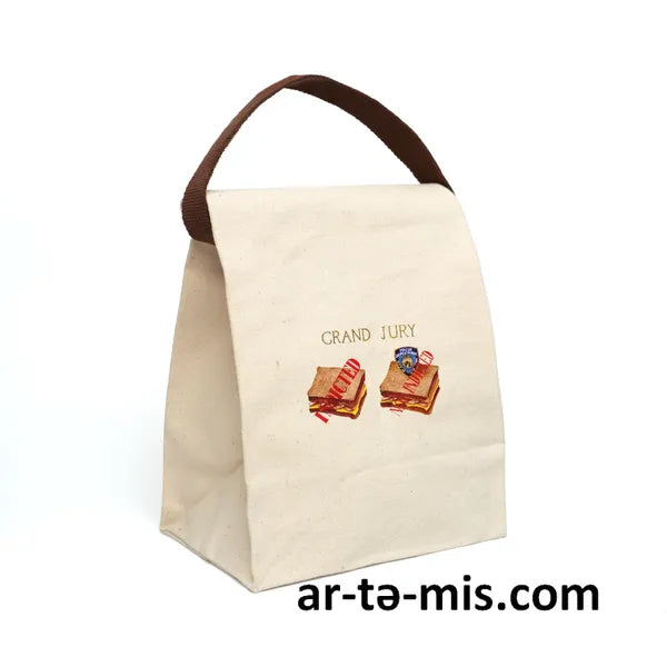 Canvas Lunch Bag With Strap