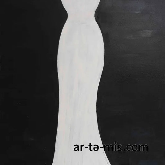 The White Dress (60in H x 30in W)