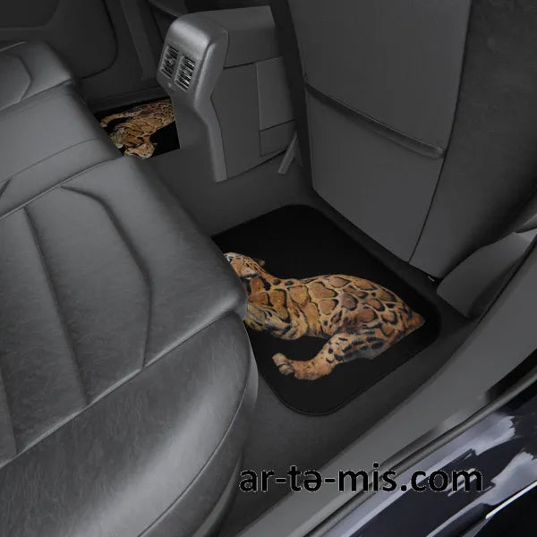 Artemis Leopard Car Mats (2x Rear)